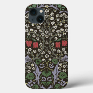 Etui iPhone 13 Tapisserie florale de ronce de William Morris