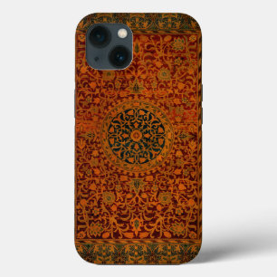 Etui iPhone 13 Tapisserie tapis moquette William Morris