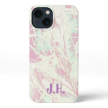 Teint | Monogramme vert de menthe rose pastel