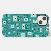 Etui iPhone 13 Temps d'aventure | Motif BMO (Verso Horizontal)