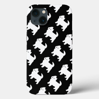 Etui iPhone 13 Terrier des montagnes occidental mignon - motif de
