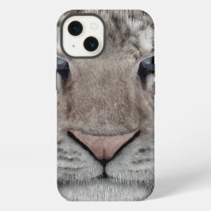 Etui iPhone 13 Tête de Tigre Blanc Esthétique Faunique