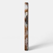 Etui iPhone 13 texture de la fourrure du cerf tacheté (Côté gauche)