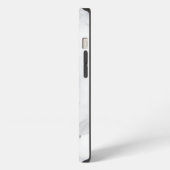 Etui iPhone 13 Texture de marbre blanc (Côté gauche)