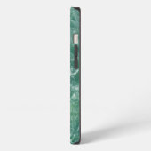 Etui iPhone 13 Texture de marbre vert (Côté gauche)