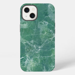 Etui iPhone 13 Texture de marbre vert