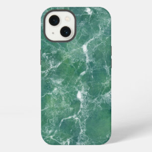 Etui iPhone 13 Texture de marbre vert