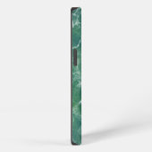 Etui iPhone 13 Texture de marbre vert (Côté droit)