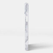 Etui iPhone 13 Texture Marbre blanc (Côté gauche)