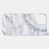 Etui iPhone 13 Texture Marbre blanc (Verso Horizontal)