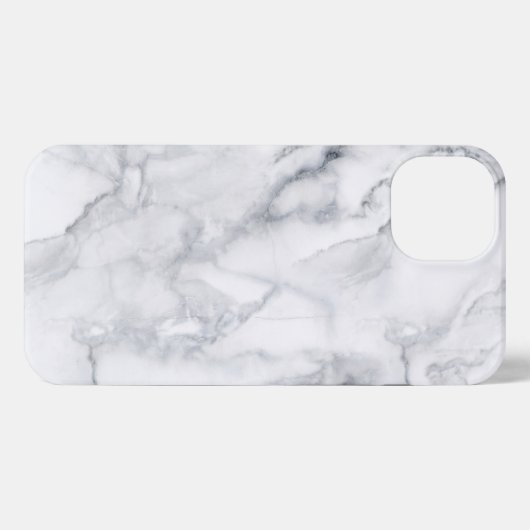 Etui iPhone 13 Texture Marbre blanc (Verso Horizontal)
