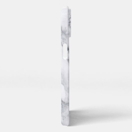 Etui iPhone 13 Texture Marbre blanc (Côté droit)