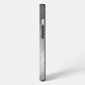 Etui iPhone 13 Texture métallique brossée (Côté gauche)