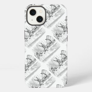 Etui iPhone 13 Thé à la mode Alice au pays des merveilles Vintage