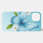 Etui iPhone 13 The blue butterfly iPhone Case (Verso Horizontal)