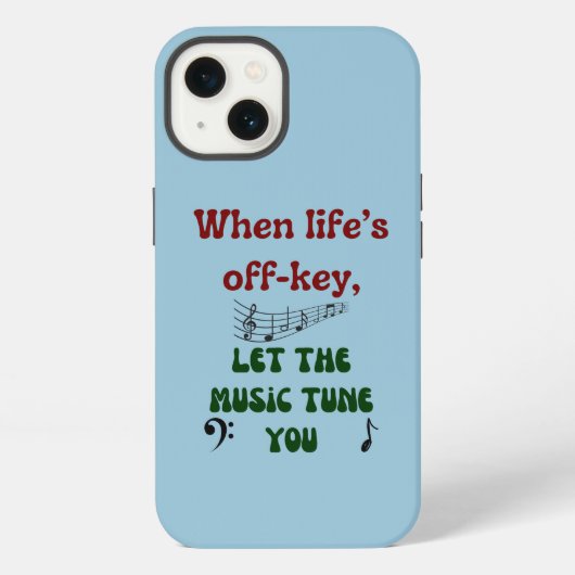 Etui iPhone 13 Thérapie Musicale (Verso)