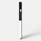 Etui iPhone 13 Tiger Visage noir et blanc (Côté gauche)