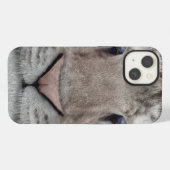 Etui iPhone 13 Tigre blanc (Verso Horizontal)