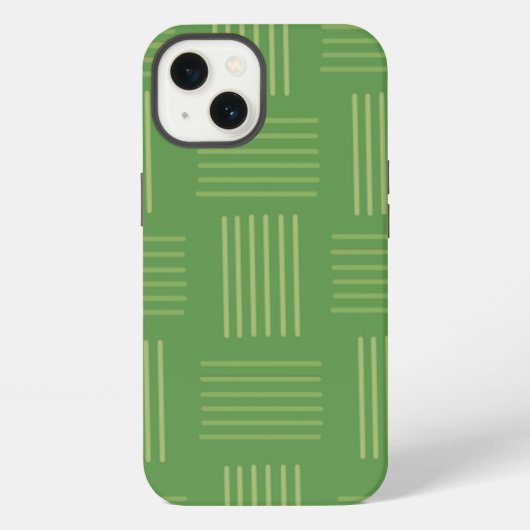 Etui iPhone 13 Tissage de la Saint-Patrick (Verso)