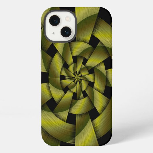 Etui iPhone 13 Tissage de ruban celtique (Verso)
