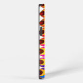 Etui iPhone 13 Tissu psychédélique (Côté droit)
