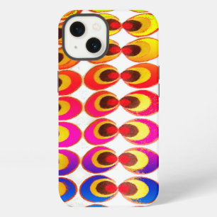 Etui iPhone 13 Tissu psychédélique