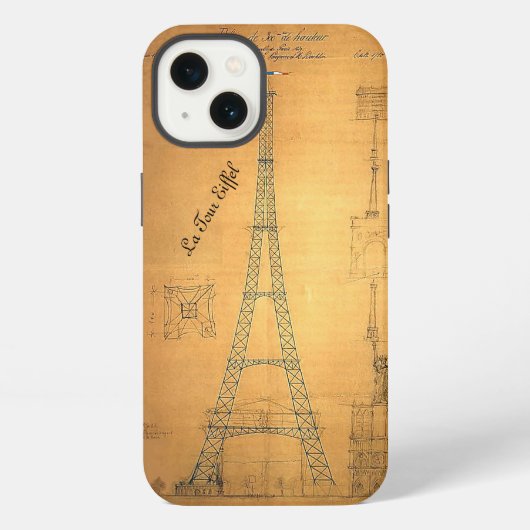 Etui iPhone 13 Tour Eiffel 1884 (Verso)