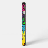 Etui iPhone 13 Tourbillons colorés abstraits / (Côté gauche)