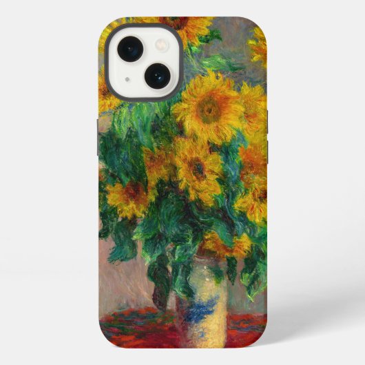 Etui iPhone 13 Tournesols de Monet (Verso)