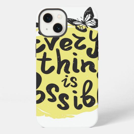 Etui iPhone 13 Tout est possible (Verso)