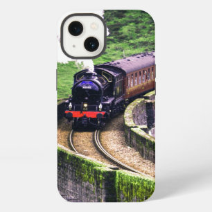 Etui iPhone 13 Train de locomotives sur le pont
