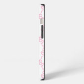 Etui iPhone 13 Trellis à ruban rose (Côté gauche)
