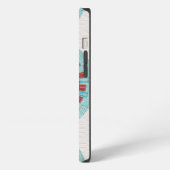 Etui iPhone 13 Tri Turquoise (Côté gauche)