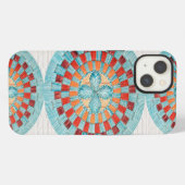 Etui iPhone 13 Tri Turquoise (Verso Horizontal)