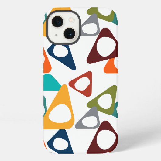 Etui iPhone 13 Triangles arrondis (Verso)