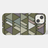 Etui iPhone 13 Triangles Camo (Verso Horizontal)
