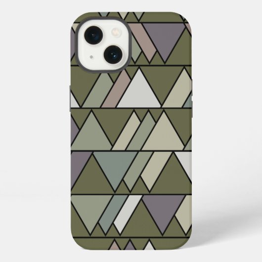 Etui iPhone 13 Triangles Camo (Verso)