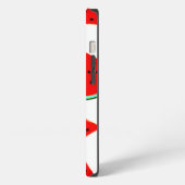 Etui iPhone 13 Triangles Motifs de pastèque (Côté gauche)