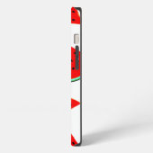 Etui iPhone 13 Triangles Motifs de pastèque (Côté gauche)