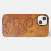 Etui iPhone 13 Triathlon Pétroglyphe (Verso Horizontal)
