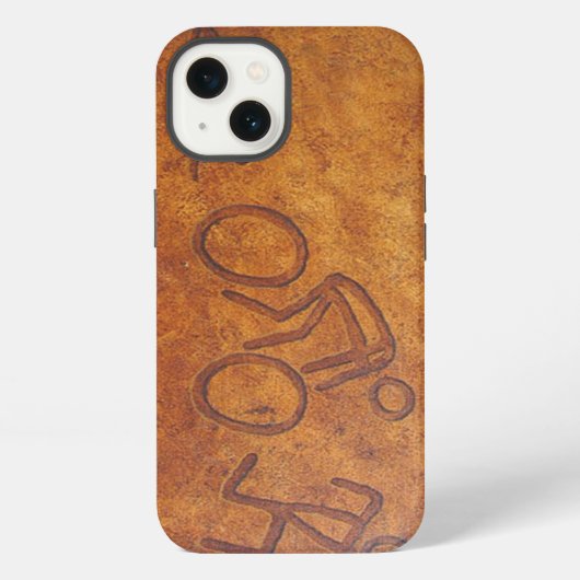 Etui iPhone 13 Triathlon Pétroglyphe (Verso)