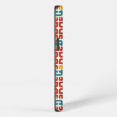 Etui iPhone 13 Tribal Abstrait (Côté droit)