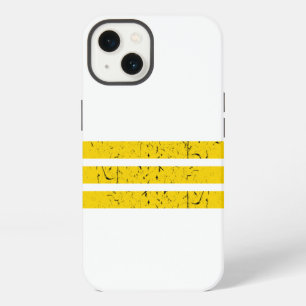 Etui iPhone 13 Trois bandes horizontales Symbole Yin-Yang vinta