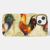 Etui iPhone 13 Trois coqs (Verso Horizontal)