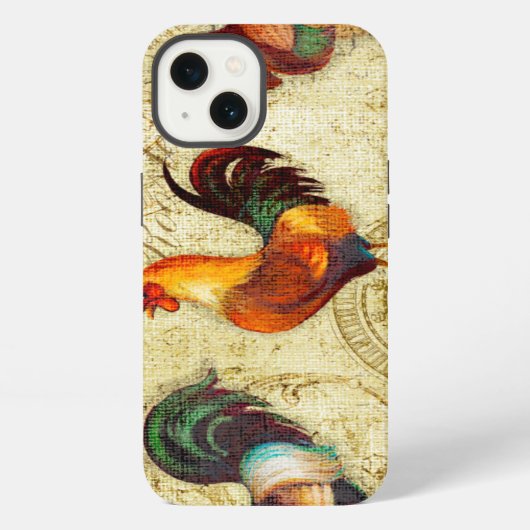 Etui iPhone 13 Trois coqs (Verso)