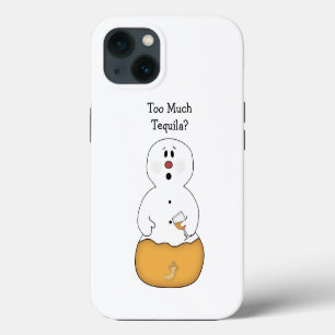 Etui iPhone 13 Trop de tequila Snowman