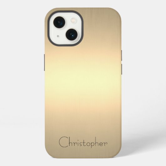 Etui iPhone 13 Ttitane or acier inoxydable Imprimer iphone 15 (Verso)