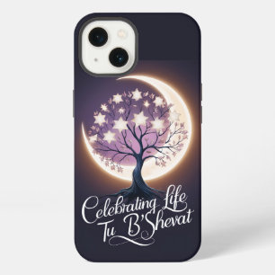 Etui iPhone 13 Tu B'Shevat : Éclat Lunaire et Sagesse Ancienne