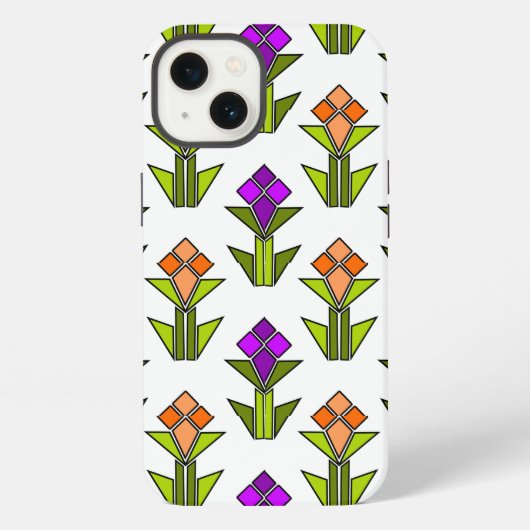 Etui iPhone 13 Tulipes (Verso)