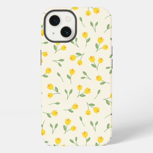 Etui iPhone 13 Tulipes (Verso)